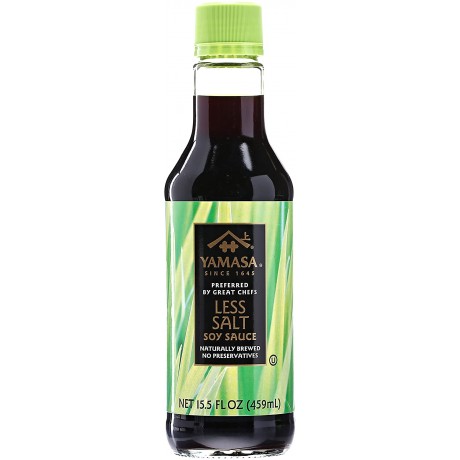 Yamasa Soy Sauce Low Salt (12x15.5OZ )