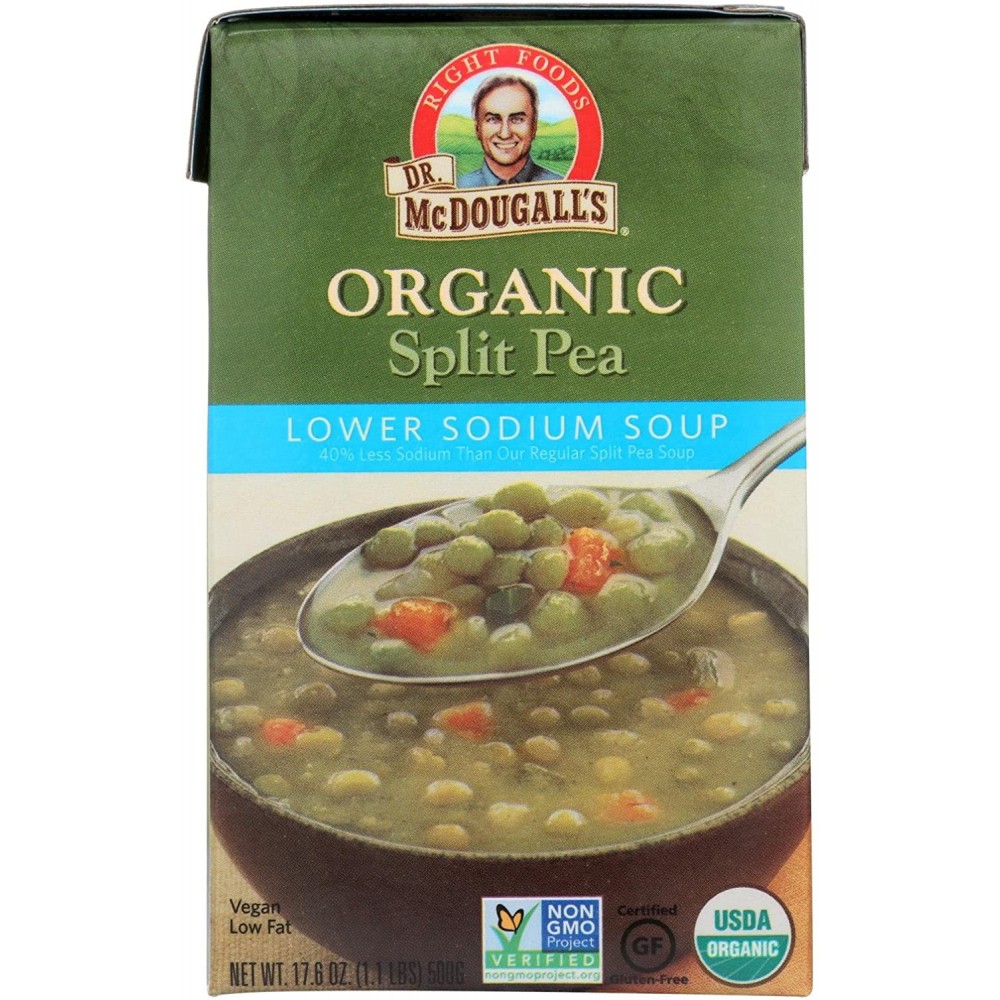 Dr. Mcdougall's Splt Pea Soup Ls (6x17.6OZ )